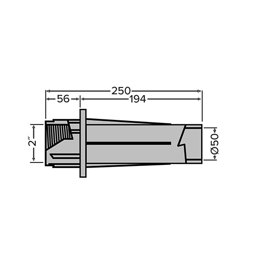 Hayward Puddle Flange 250mm 2 - 63mm/50mm Connections - Concrete