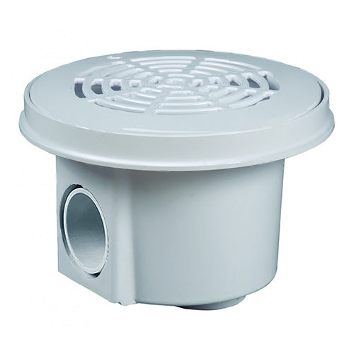 Hayward White Main Drain 63mm - Concrete