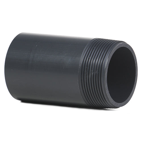 2" Grey PVC Nipple P/T