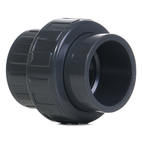 2" Grey PVC Socket Union P/P