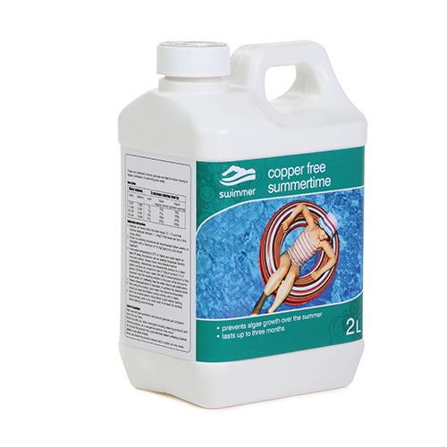 Swimmer Longlife Copper Free Summertime Algicide 2 Litre - Pack of 6 - Ltd Qty
