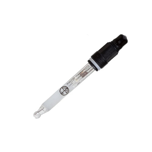 Kuntze Zirkon pH Sensor; Shaft L: 100mm; M: Glass; c/w Cable - For Topline