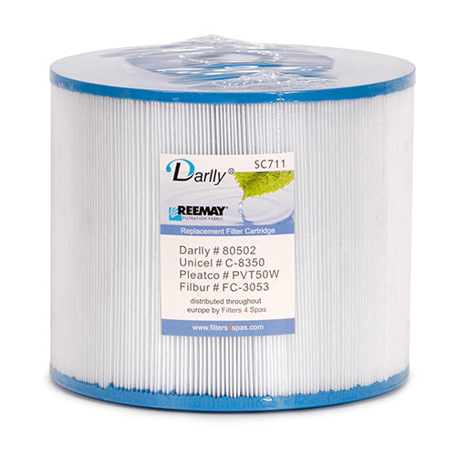 Darlly Standard 50' Spa Cartridge / Darlly SC711 / Filbur FC-3053 / Pleatco PVT50W / Unicel C-8350