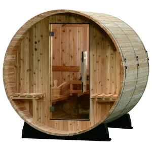 2-4 person (1.829m (L) x 1.829m (W) and 1.956m (H) external dimensions