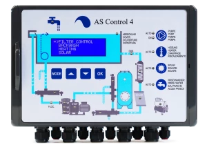 Control panel for Besgo valve with backwash programme
