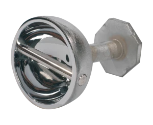 Chrome/brass cup anchor with bar