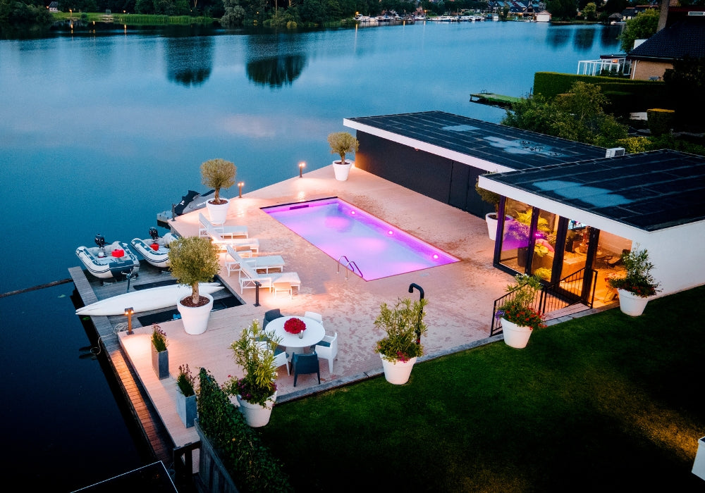 EVAStream Move Plug & Play Counter Current with portable turbine, Anthracite, 275 m3/h