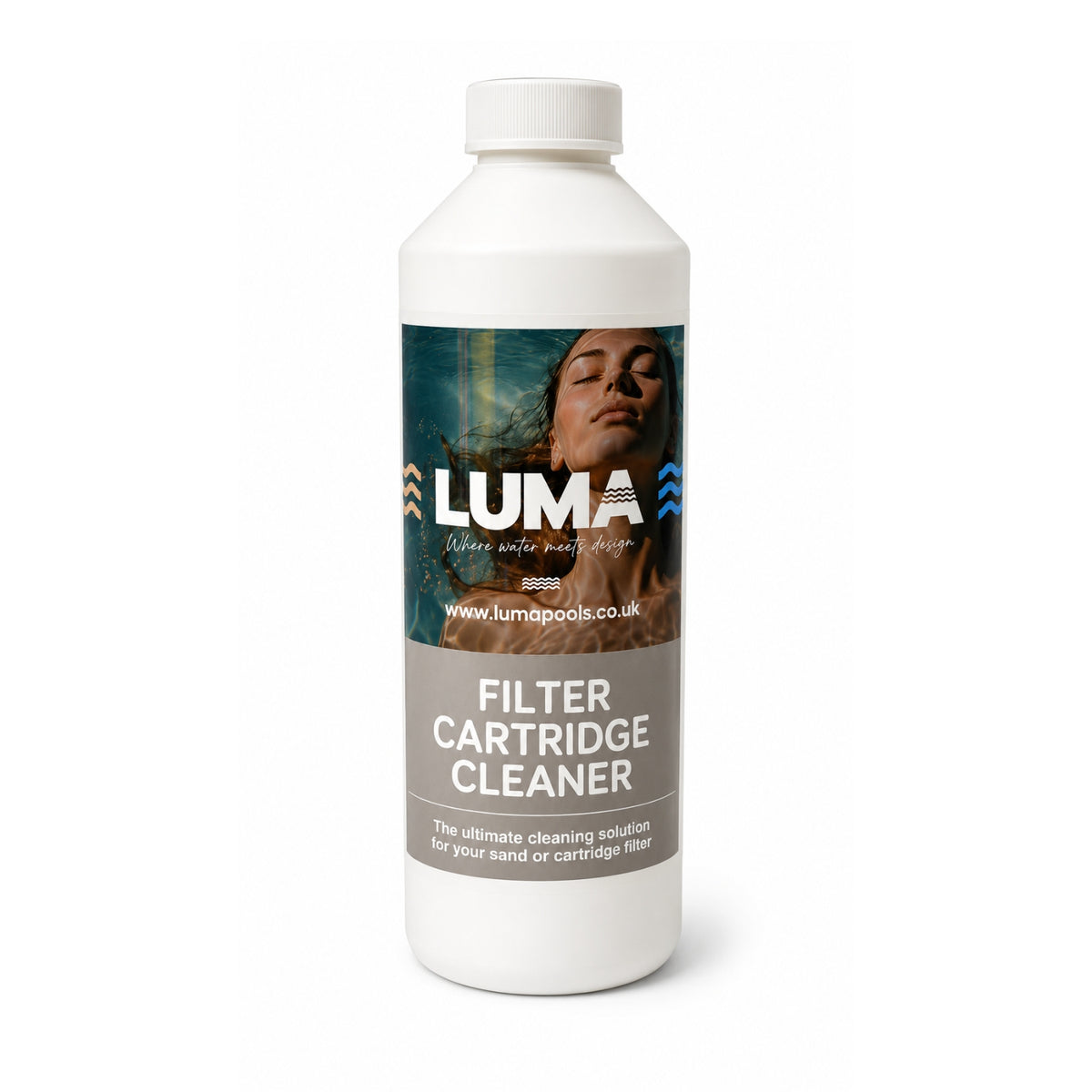 Luma Premium Filter & Cartridge Cleaner 1 Litre | Pool & Spa Filter Care