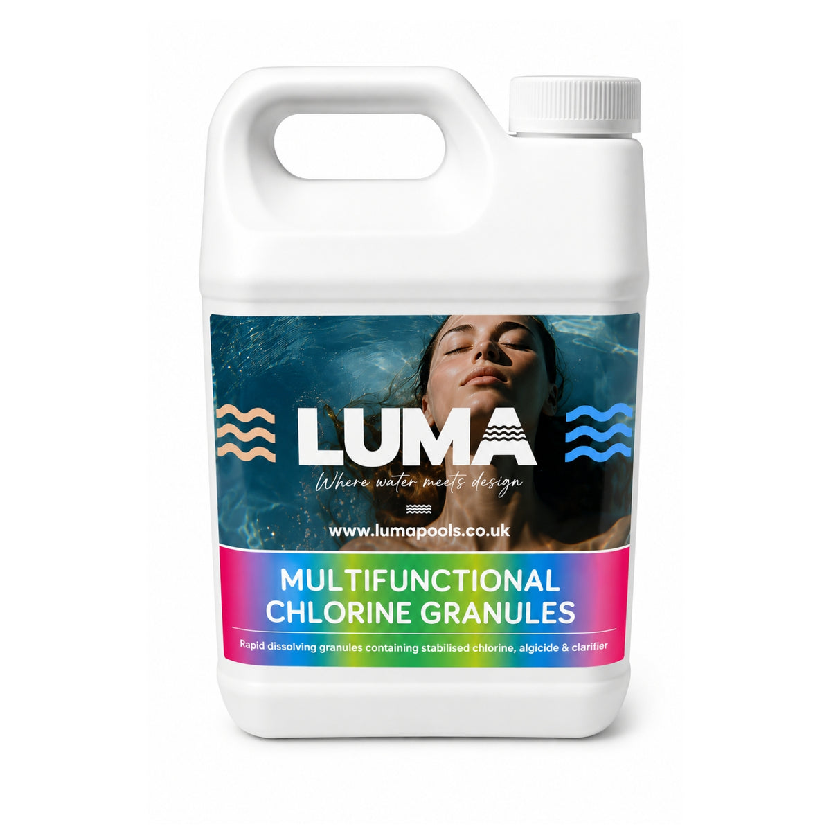 Luma Premium Multi-Pool Granules 5kg | Swimming Pool Chlorine Granules