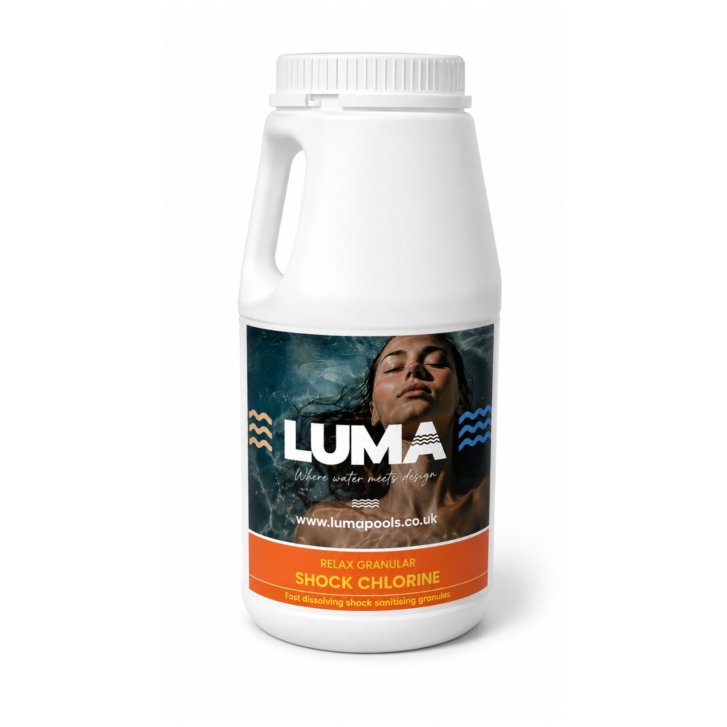 Luma Premium Granular Shock Chlorine 2kg | Swimming Pool Shock Treatment