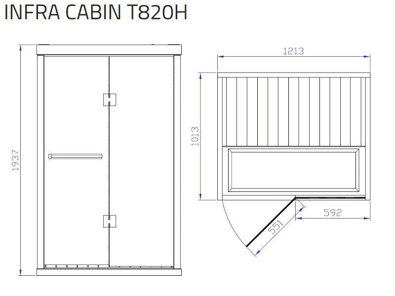 Tylo Infrared Room T820H Grey