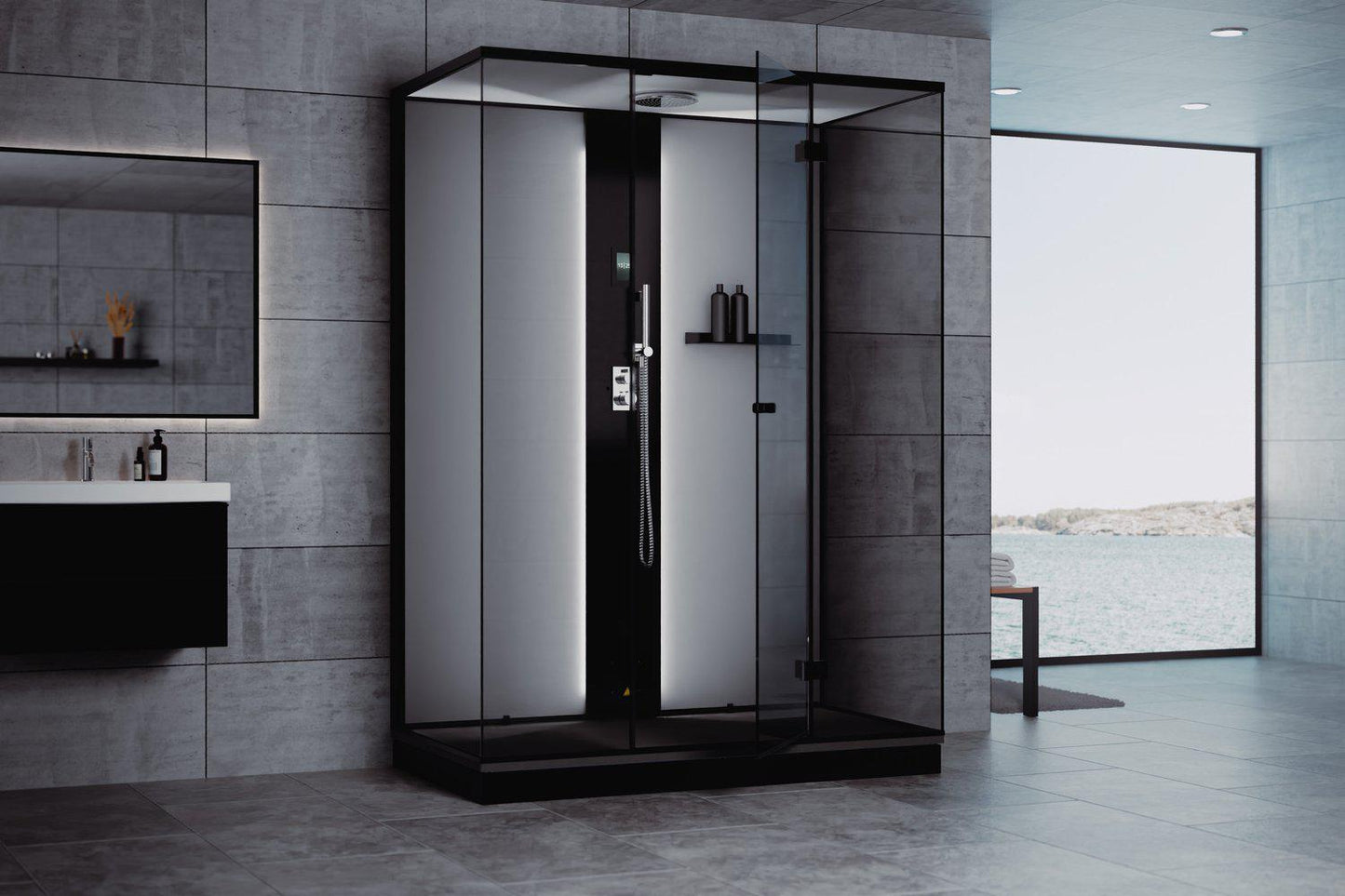 Tylo Vista Shower Tray 130 DCO Anthracite