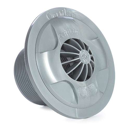 Certikin 1.5" Grey Metallic Concrete Fixed Grate Inlet - HD54CG