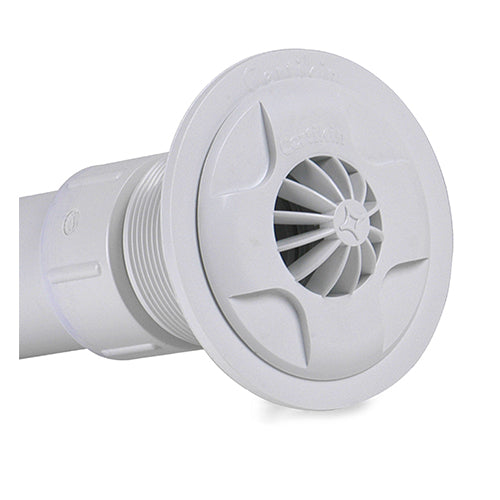 Certikin Plumbed 1.5" White Concrete Fixed Grate Inlet - ZHD54C