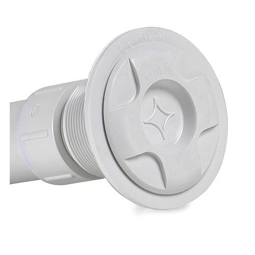 Certikin Plumbed 1.5" White Concrete Vacuum Fitting - ZHD20C