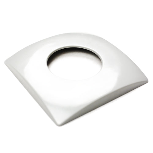 Weltico White Front Plate for Vacuums & Returns - Concrete