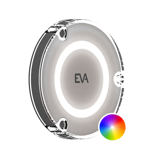 EVA Optic SubAqua RGBW LED Light 25W - 30m Cable Clear White Including Driver / Power Supply