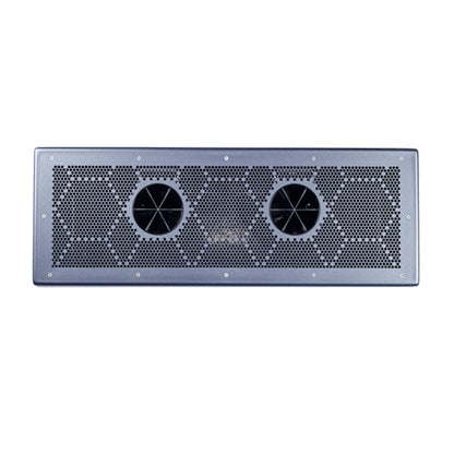 EVAstream Wide Dual Turbine Faceplate ABS Silver Grey