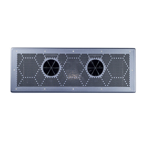 EVAstream Wide Dual Turbine Faceplate ABS Silver Grey