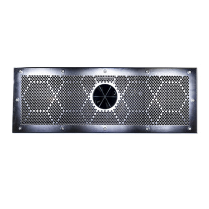 EVAstream Wide Single Turbine Faceplate Stainless Steel, Polished
