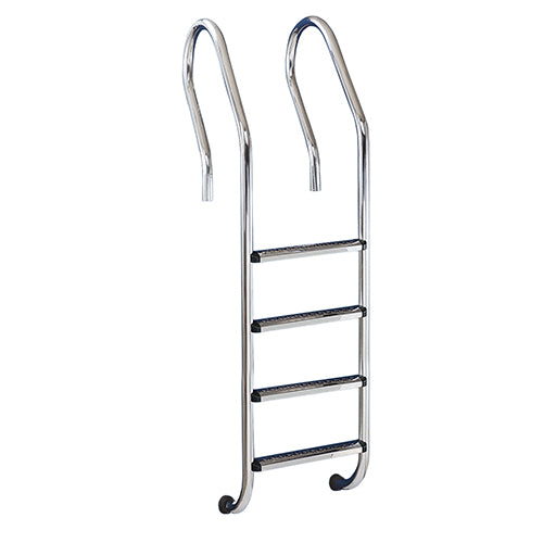 Flexinox 1.7" Stainless Steel 4 Tread Parallel-Look Ladder