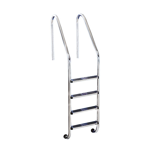Flexinox 1.7" Stainless Steel 4 Tread Ladder with Stainless Steel Non-Slip Treads