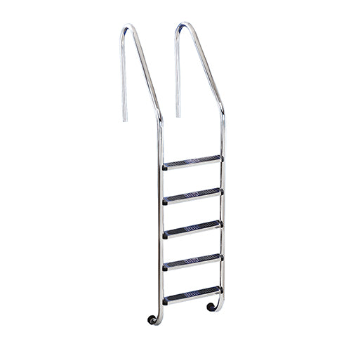 Flexinox 1.7" Stainless Steel 5 Tread Ladder with Stainless Steel Non-Slip Treads