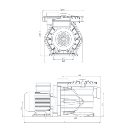 PPG Pump 36 2.2kW 1 Phase