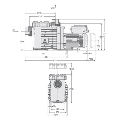 Speck Gamma Eco VS 1.10kW 1 Phase Pump