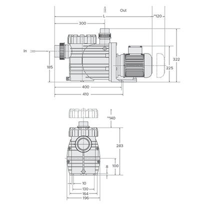 Speck Top S20 1.0kW 1.34 hp 3 Phase Pump