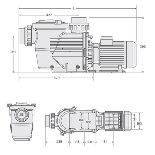 Waterco Hydrostar 5.50hp 3 Phase Pump Mk 3