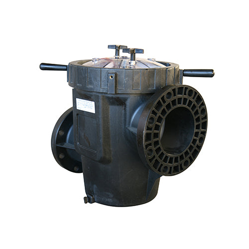 Hydro Commercial In Line Strainer - Quick Connect 4" Inlet / 4" Flanged Outlet (110mm)