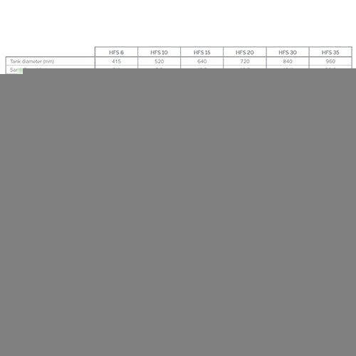 Calplas HFS 6 415mm Side Mount Filter (2" Connections)