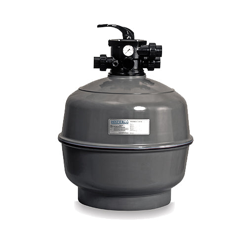 Waterco Thermoplastic 400mm / 16" Top Mount Filter, 1.5" Multiport Valve & Gauge