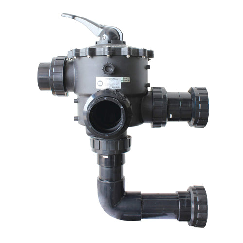 Waterco 4" 6 Port Side Mount Mulltiport Valve