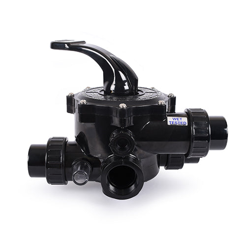 Waterco 1.5" Side Mount Multiport Valve with Unions, for SM500, SM600, LSR 16-24