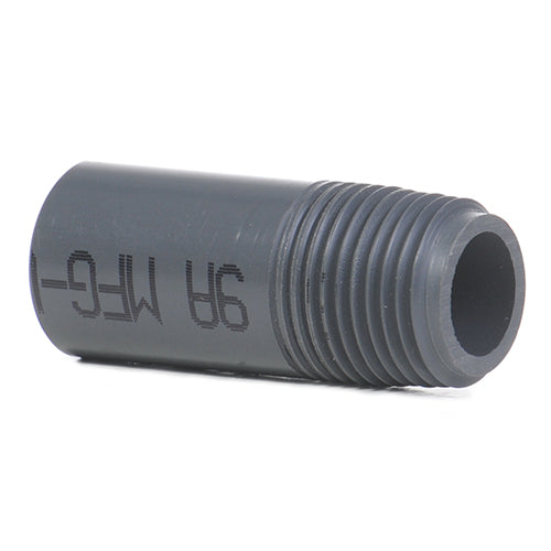 0.5" Grey PVC Nipple P/T