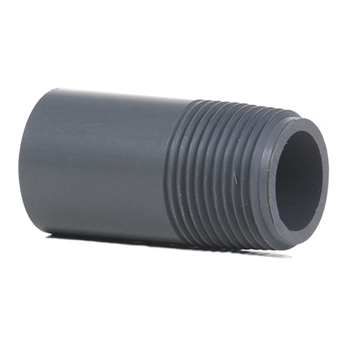 0.75" Grey PVC Nipple P/T