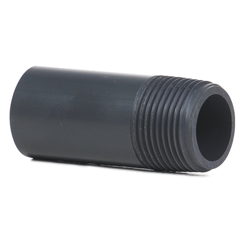 1" Grey PVC Nipple P/T