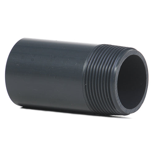 1.5" Grey PVC Nipple P/T