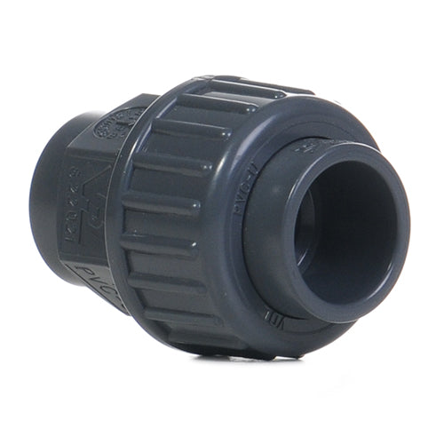 0.5" Grey PVC Socket Union P/P