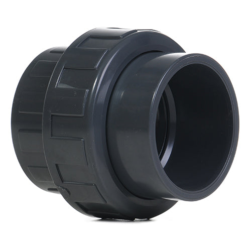 4" Grey PVC Socket Union P/P