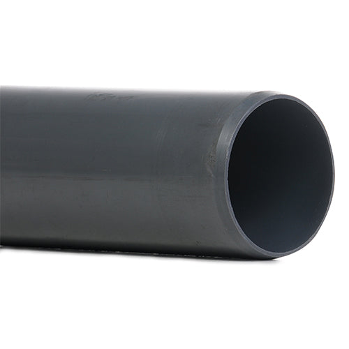 110mm Grey PVC 10 Bar Pipe Per 3 Metre
