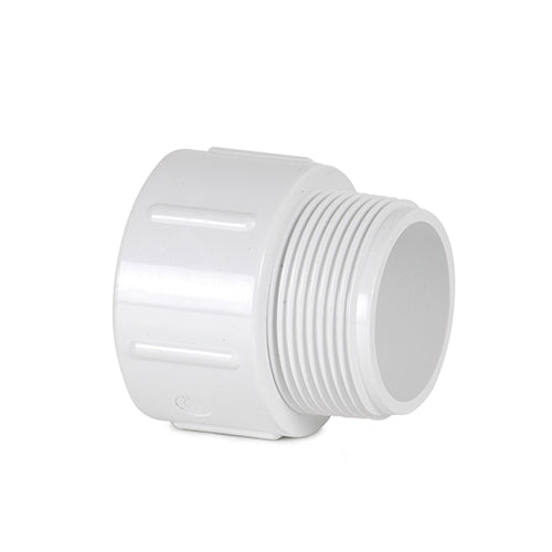 1.5" White PVC Socket Nipple P/T