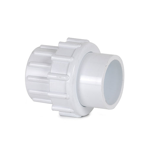 1.5" White PVC Socket Union P/P