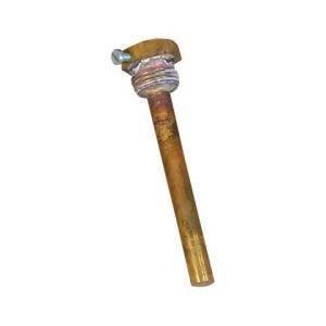 Calibrated dial thermostat brass pocket -1/2" thread