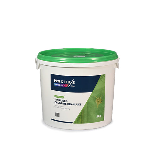 PPG Deluxe Stabilised Chlorine Granules 5kg - Ltd Qty