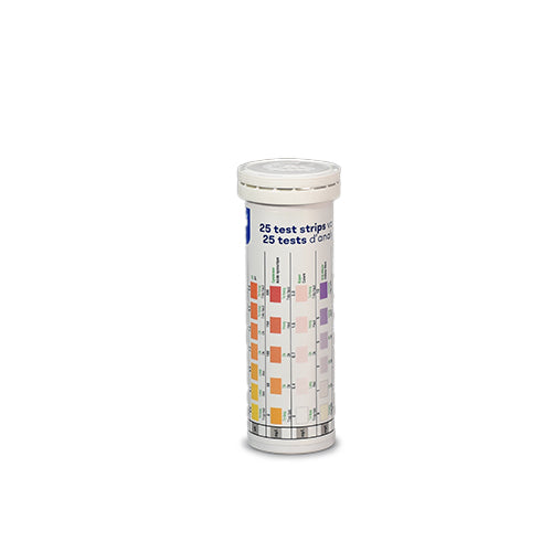 PPG Deluxe Super Test 7-in-1 Test Strips, 25 Strips (pH, Chlorine, Alkalinity, Cyan Stability, Hardness, Copper, Active Oxygen)