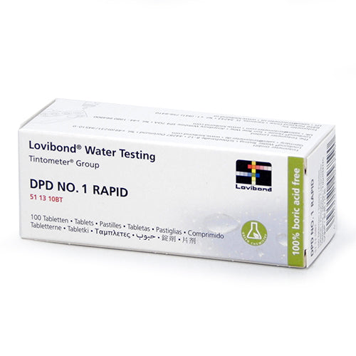 Lovibond DPD No.1 - Rapid (Free Chlorine, Total Bromine) Test Tablets per 100
