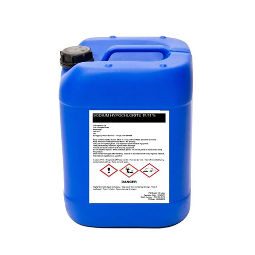 PPG Deluxe 10/11% Sodium Hypochlorite 20 Litre UN 1791 Hypochlorite Solution 10/11% 8   PG  III  (E)